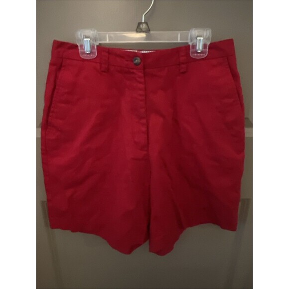 Tommy Hilfiger Golf Shorts Women's Size 6 High Waist Red - Picture 1 of 6